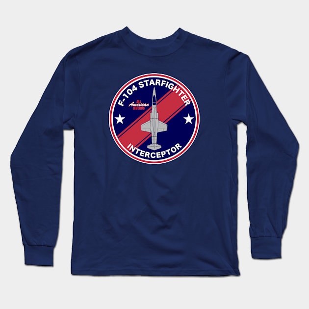 F-104 Starfighter Patch Long Sleeve T-Shirt by TCP